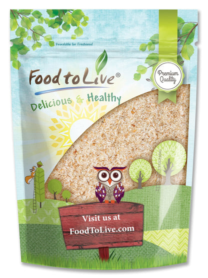 Food to Live Whole Psyllium Husks – 6 oz, Unflavored, Keto & Vegan