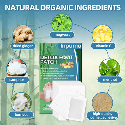 Foot Pads 30 PCS – Deep Cleansing Foot Patches with Herbal Ingredients