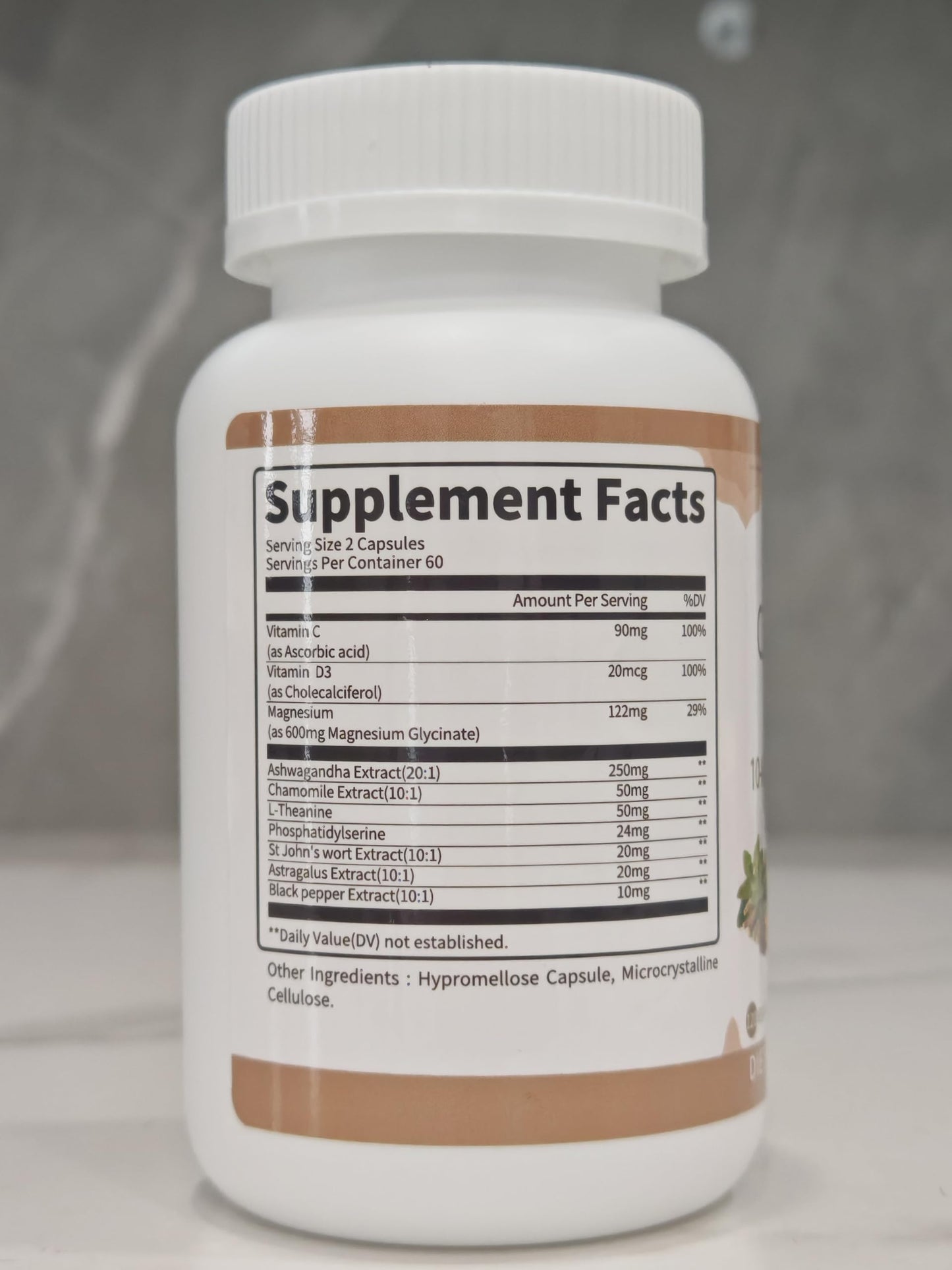 Lukaree 10-in-1 Cortisol Supplements – KSM-66 Ashwagandha + L-Theanine, 120 Caps (2 Pack)
