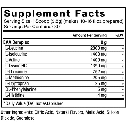 Force Factor Essential Amino Acids Powder - Full Spectrum EAAs