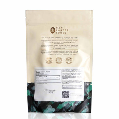 Forest Manna RAW Pine Pollen Powder – Adaptogenic Nutrition | Single Origin, 280g Pouch