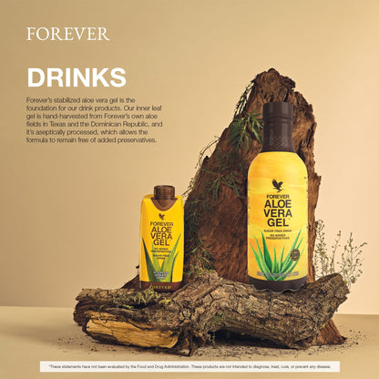 Forever Living Aloe Vera Gel – 99.7% Pure Inner Leaf, Preservative-Free, 11.15 fl oz (Pack of 6)
