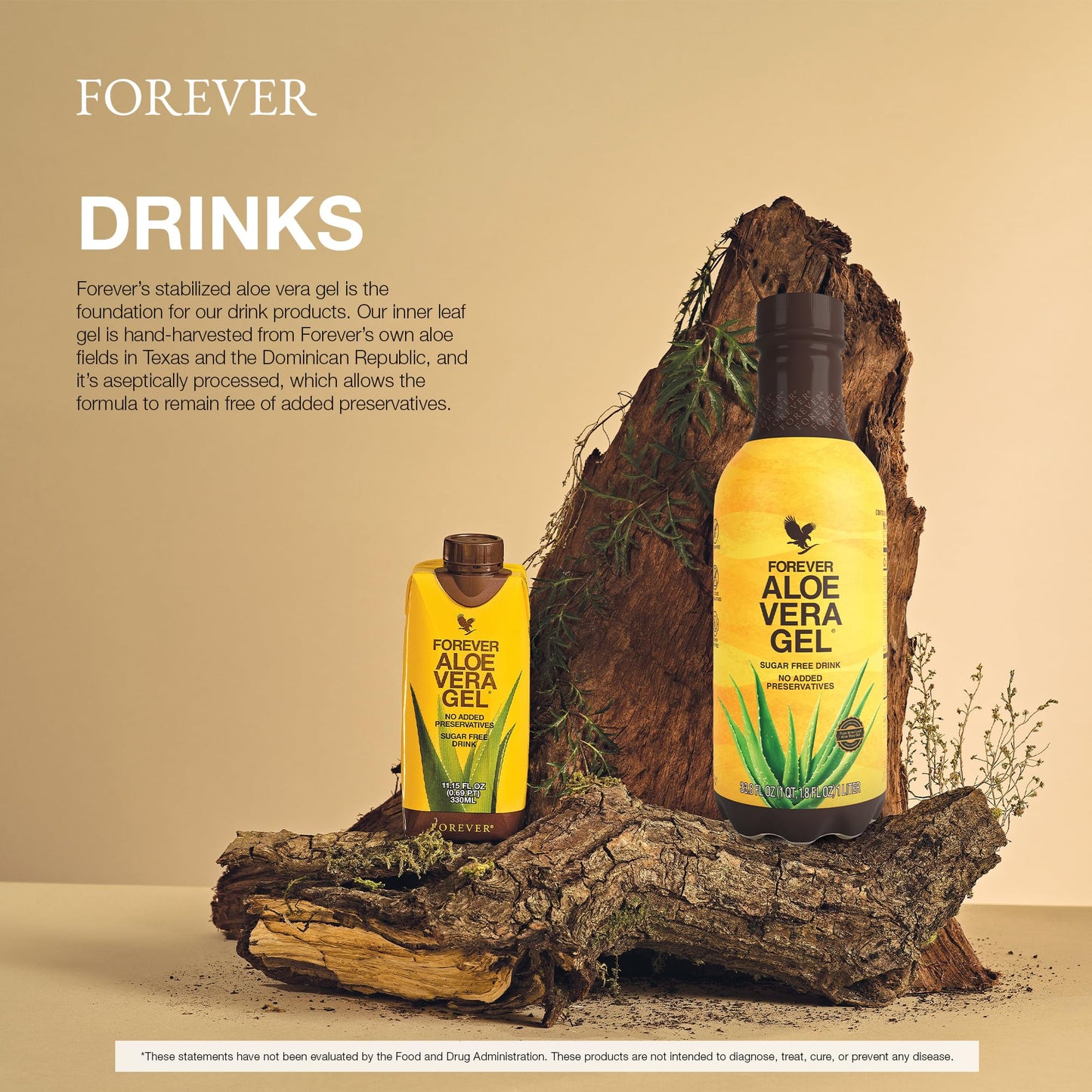 Forever Living Aloe Vera Gel – 99.7% Pure Inner Leaf, Preservative-Free, 11.15 fl oz (Pack of 6)