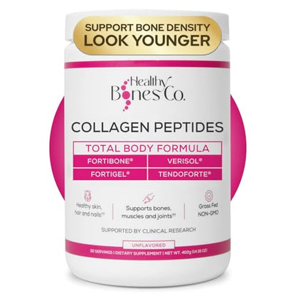 Healthy Bones Co. FORTIBONE Premium Bone Health Collagen Peptides