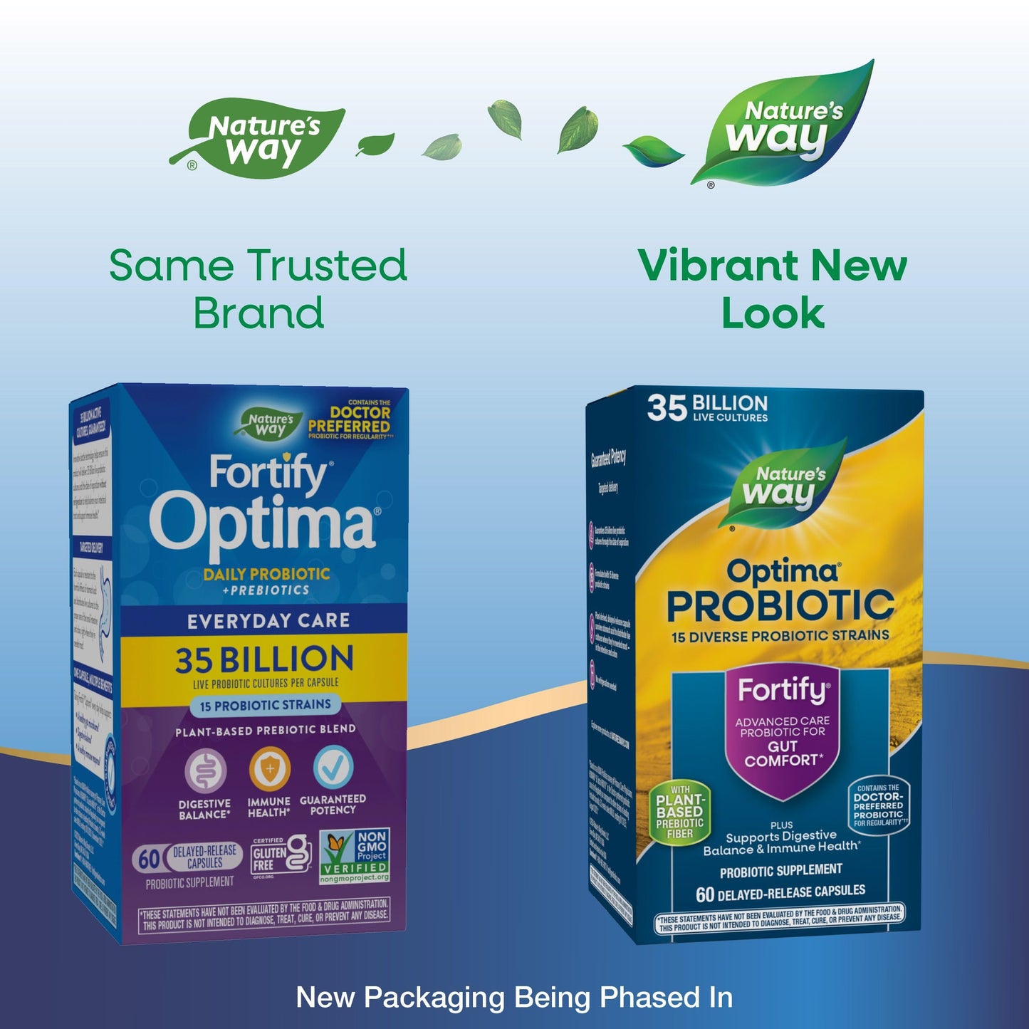 Nature's Way Fortify Optima Probiotic – 35B CFU, 14 Strains, 2-Pack