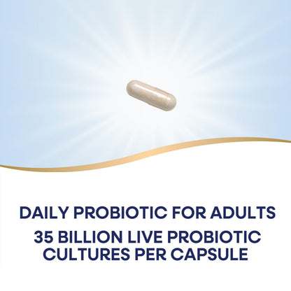 Nature's Way Fortify Optima Probiotic for Adults – 35 Billion CFUs, 15 Strains, 30 Capsules (2-Pack) – No Refrigeration