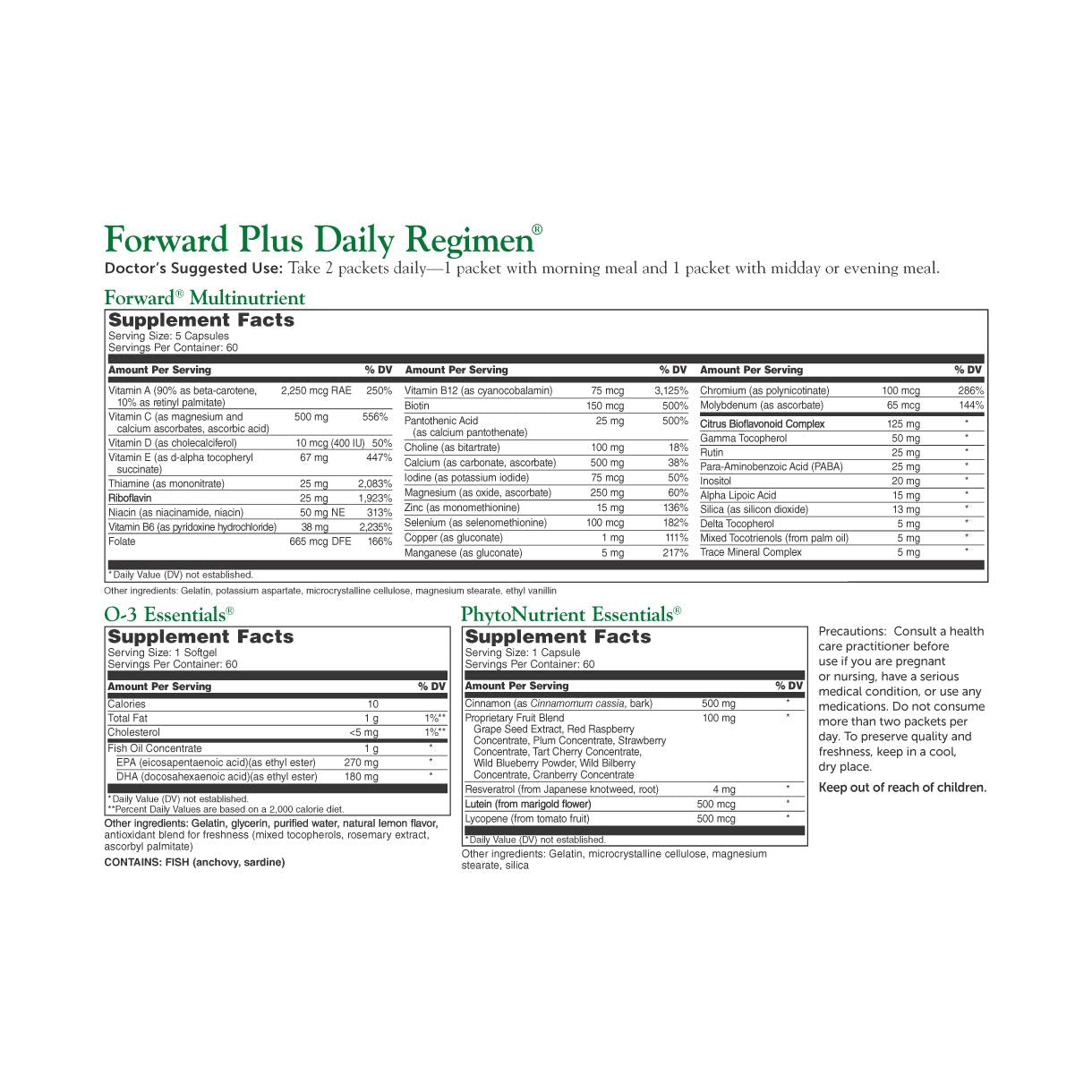 Dr. Whitaker's Forward Plus Daily Regimen – Comprehensive Multivitamin (60 Packets, 30-Day Supply)