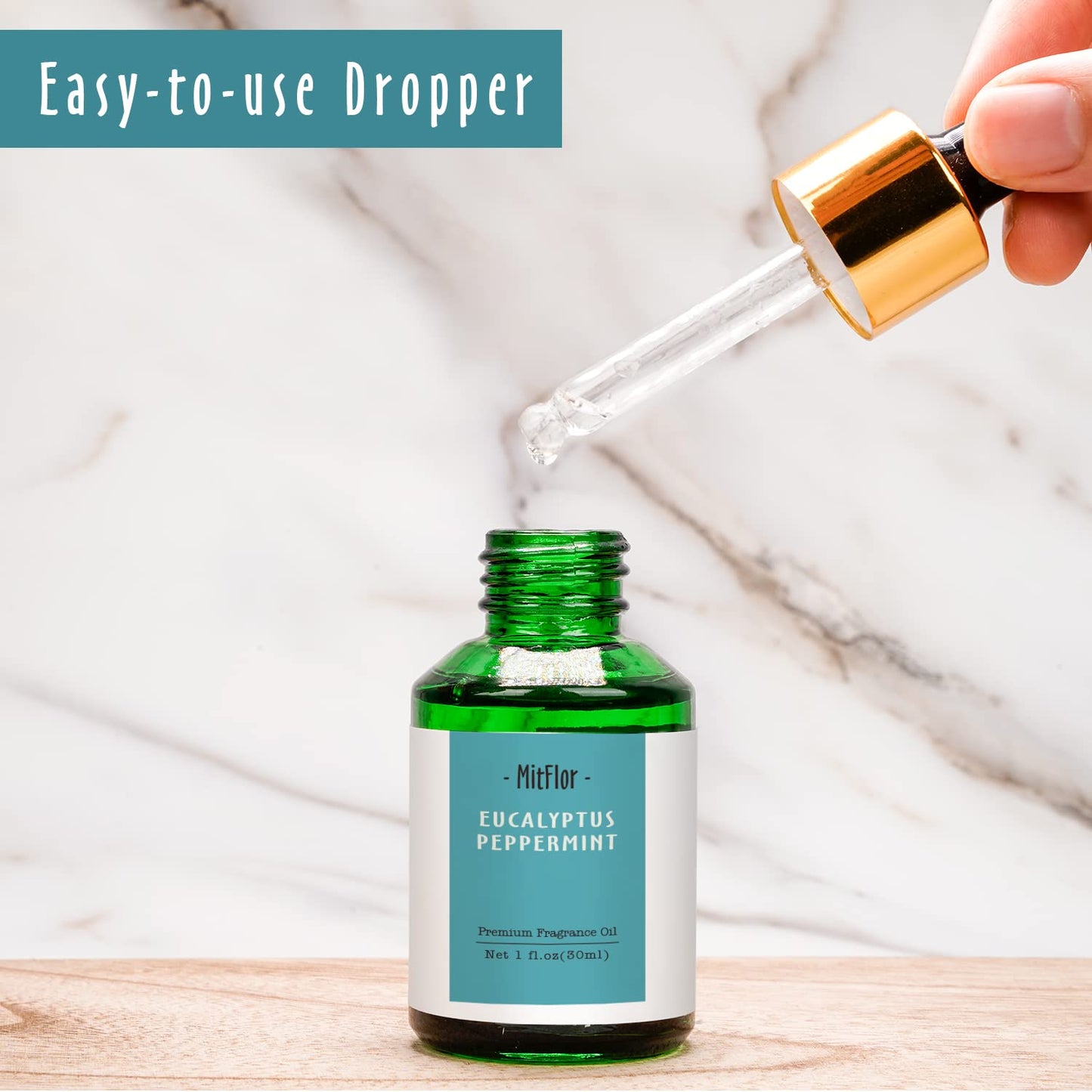 Eucalyptus Peppermint Fragrance Oil 30ml – MitFlor Premium Grade for Soap & Candle Making