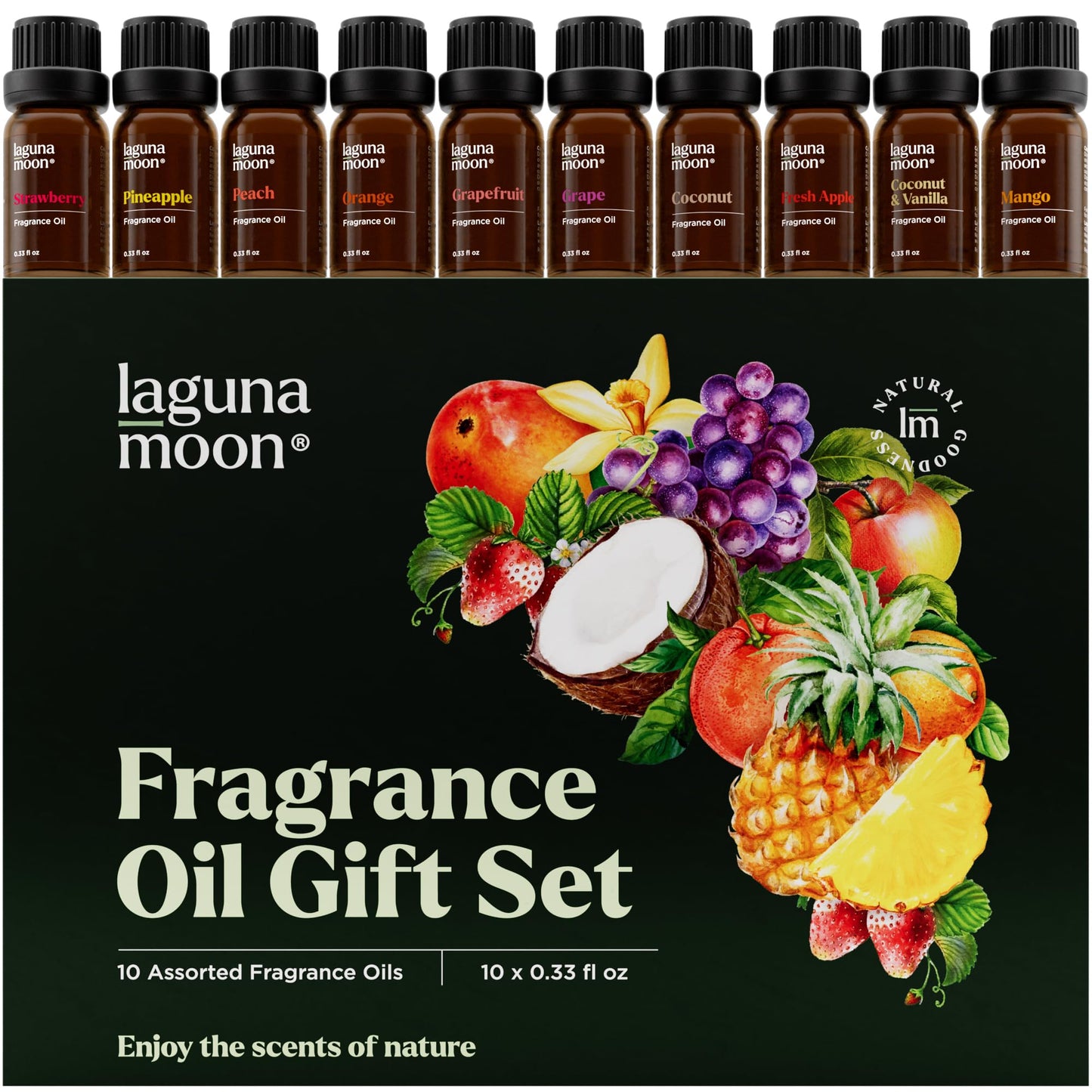Fragrance Oil Set – Premium 10 Pcs (10ml) for DIY Candles, Soaps & Lip Gloss