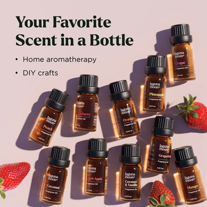 Fragrance Oil Set – Premium 10 Pcs (10ml) for DIY Candles, Soaps & Lip Gloss