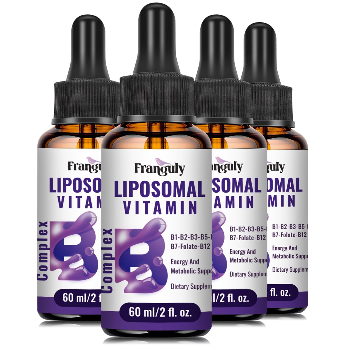 Franguly Liposomal Vitamin B Complex Liquid | High Absorption B-Complex