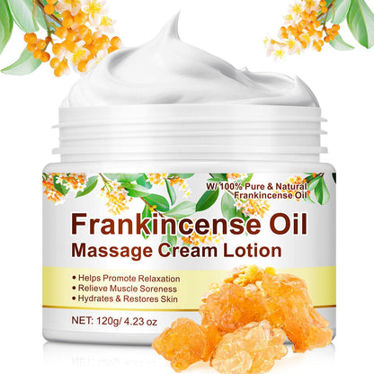 Frankincense Balm for Foot, Muscle & Joint Support | Deep Hydration, Anti-Aging & Anti-Oxidant | 4.23 oz (120 g)
