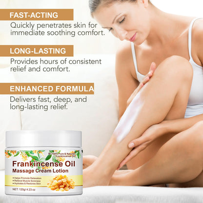 Frankincense Balm for Foot, Muscle & Joint Support | Deep Hydration, Anti-Aging & Anti-Oxidant | 4.23 oz (120 g)