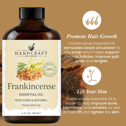 Handcraft Blends Frankincense Essential Oil – 4 Fl Oz – 100% Pure & Natural