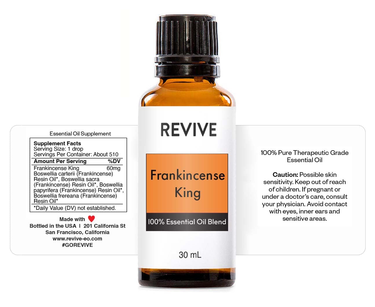 Frankincense King Essential Oil Blend 30mL – Revive Essential Oils, 100% Pure Therapeutic Grade