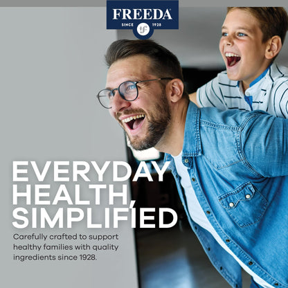 Freeda SCD Multivitamin – Vegan, Gluten-Free Daily Multivitamin for Men & Women | 180 Capsules | SCD Legal