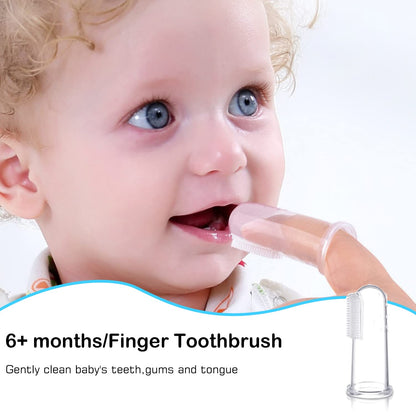 Frerdui 6-in-1 Baby Training Toothbrush Set – Infant to Toddler Oral Care