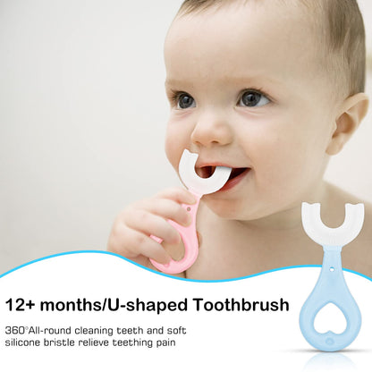 Frerdui 6-in-1 Baby Training Toothbrush Set – Infant to Toddler Oral Care