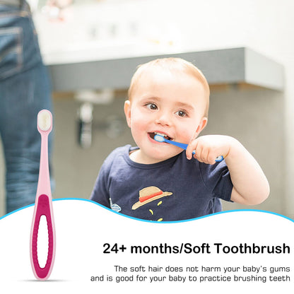 Frerdui 6-in-1 Baby Training Toothbrush Set – Infant to Toddler Oral Care