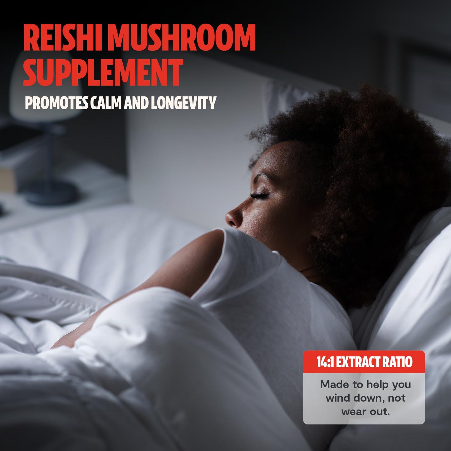 FreshCap Mushrooms Reishi Supplement 14,000mg per Serving | Dual-Extracted Capsules