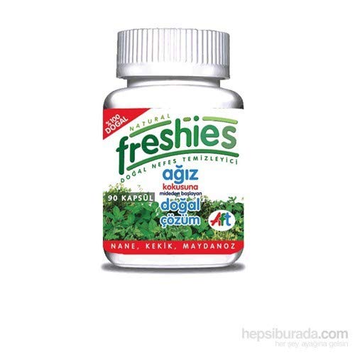 Freshies Gel Capsules for Bad Breath - Organic Peppermint & Parsley Oil - 90 Count - Keto Friendly