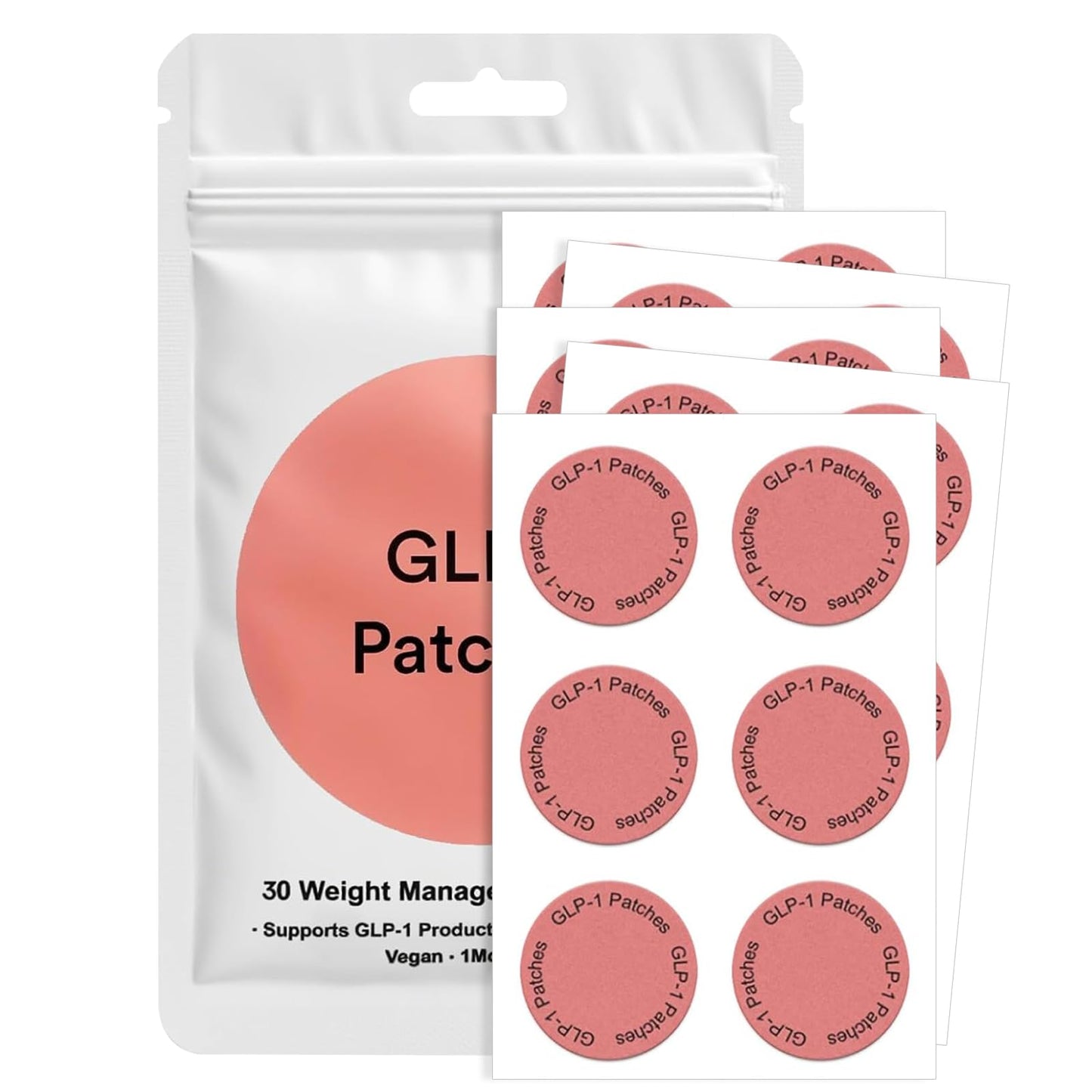 FRKSTYL GLP-1 Patches – 30 Count for Women & Men, 8-Hour Support