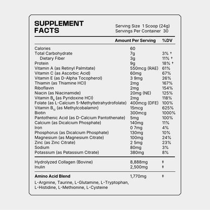 Frog Fuel Performance Greens Protein Powder – Nano-Hydrolyzed Protein, 9g Protein, 5B CFU Probiotics, Lemon Lime, 30 Servings