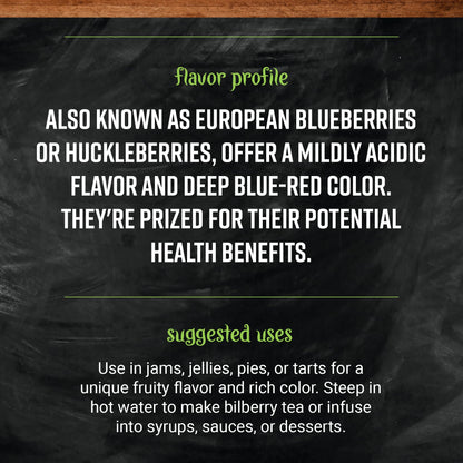 Frontier Co-op Bilberry Whole Berry – 16 oz Bulk