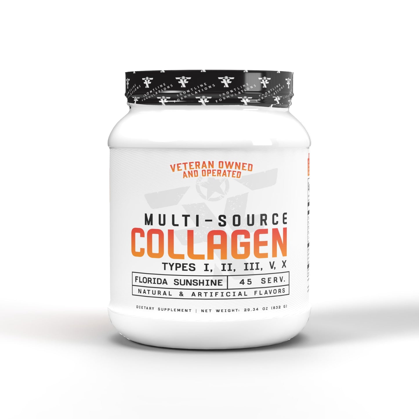 FRONTLINE FORMULATIONS Multi-Source Collagen – Hair, Skin & Nails (Florida Sunshine)