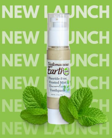 Frosted Mint Toothpaste with Diatomaceous Earth | Natural Oral Care