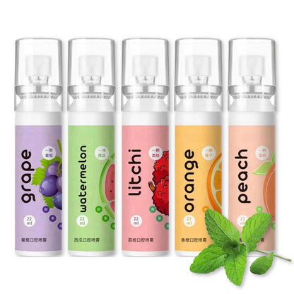 Fruit Oral Breath Spray - Natural Fresh Breath, Portable Dry Mouth Spray for Bad Breath