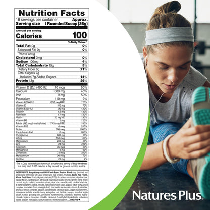FRUITEIN Exotic Red Fruit Shake – 13 g Plant-Based Protein per Serving