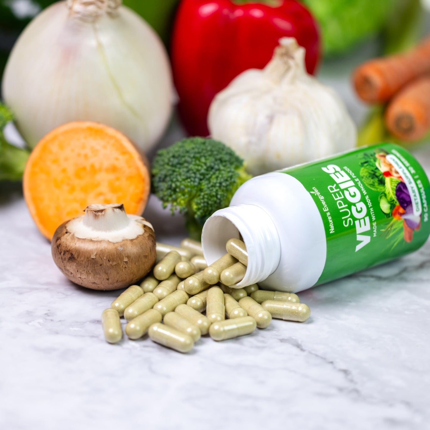 Fruits & Veggies Supplement - Vegan, Non-GMO - Made in USA | 180 Capsules (Pack of 2)