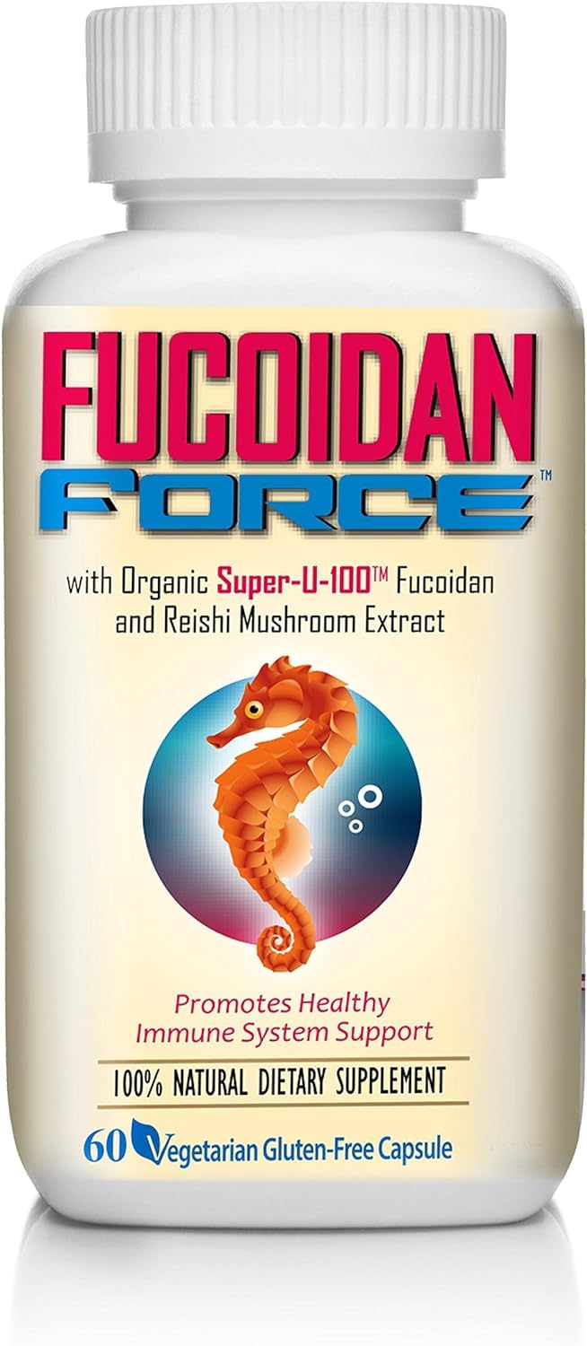 FUCOIDAN FORCE® Advanced Organic Fucoidan Made in USA, Trusted for 15 Years, Used by Medical Professionals