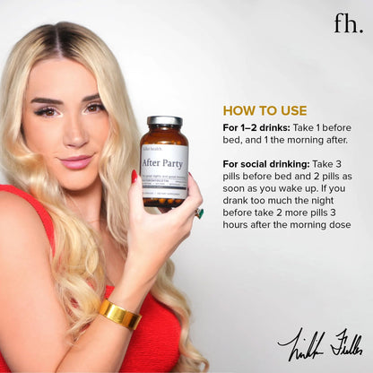 Fuller Health After Party DHM – 650 mg Capsules for Liver Support, Metabolism & Energy