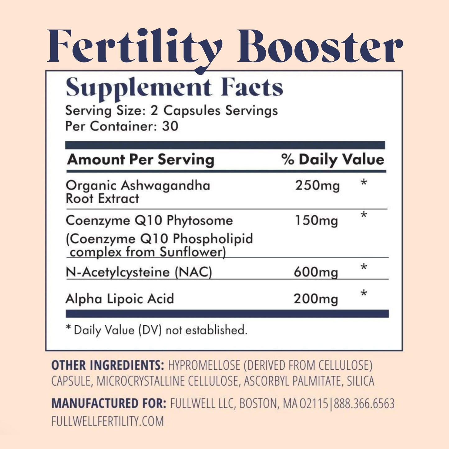FullWell Fertility Trio – Prenatal Vitamin Lemon + DHA & Fertility Booster | 26+ Nutrients, 30 Servings
