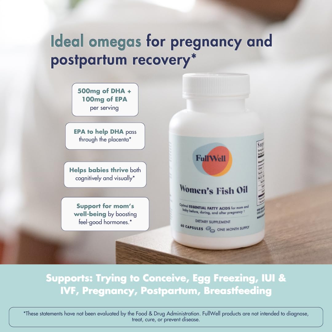 FullWell Fertility Trio – Prenatal Vitamin Lemon + DHA & Fertility Booster | 26+ Nutrients, 30 Servings
