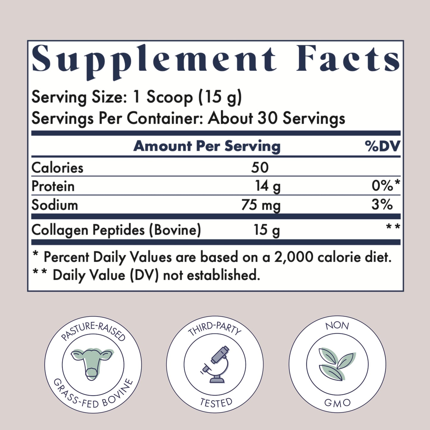 FullWell Hydrolyzed Collagen Peptides for Women – Pregnancy & Breastfeeding Safe, Grass-Fed, 15 g Type I & III, 30 Servings