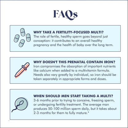 FullWell Fertility Multivitamin for Men & Women | Daily Conception Support & Sperm Health | Dietitian-Formulated