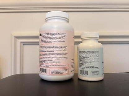 FullWell Prenatal Vitamin + DHA | 26+ Nutrients, Non-GMO, 30 Servings