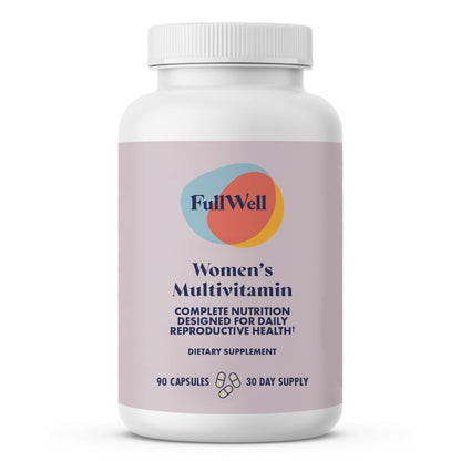 FullWell Women’s Multivitamin for Hormone & Reproductive Health | CoQ10, Magnesium & PQQ, 30 Servings