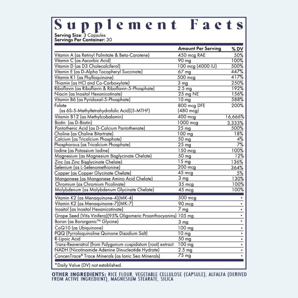 FullWell Women’s Multivitamin for Hormone & Reproductive Health | CoQ10, Magnesium & PQQ, 30 Servings