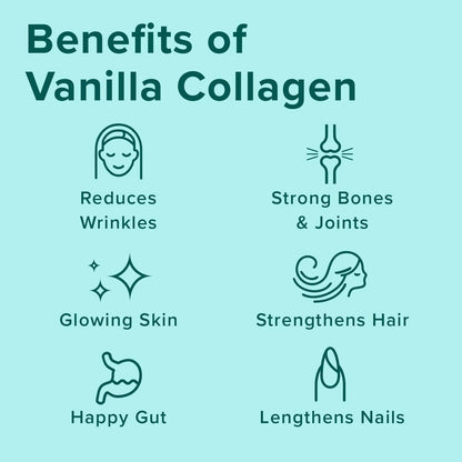 Further Food Vanilla Collagen Peptides with Tremella – Grass-Fed, 20g per Serving, 22.22 oz