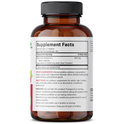 Futurebiotics Beet Root Extra Strength - Non-GMO, 120 Vegetarian Tablets