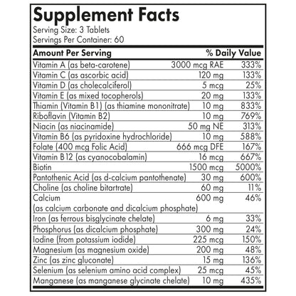 Futurebiotics Hair, Skin & Nails Beauty Multivitamin with Biotin – 180 Tablets (Pack of 2)