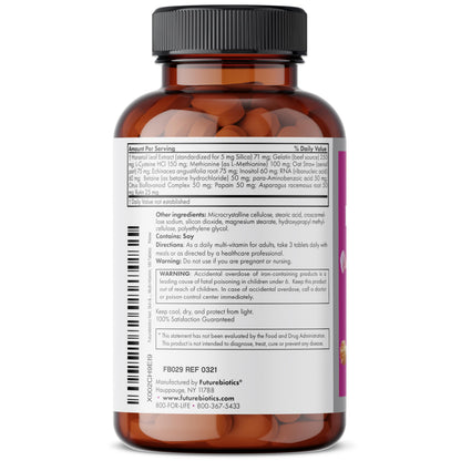 Futurebiotics Hair, Skin & Nails Beauty Multivitamin with Biotin – 180 Tablets (Pack of 2)