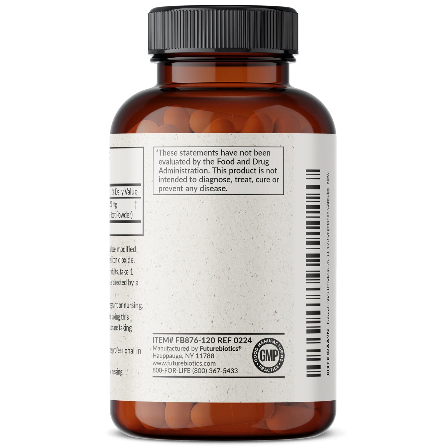 Futurebiotics Rhodiola Rosea 1000 MG Vegetarian Capsules – Adaptogenic Herb, 120 Count