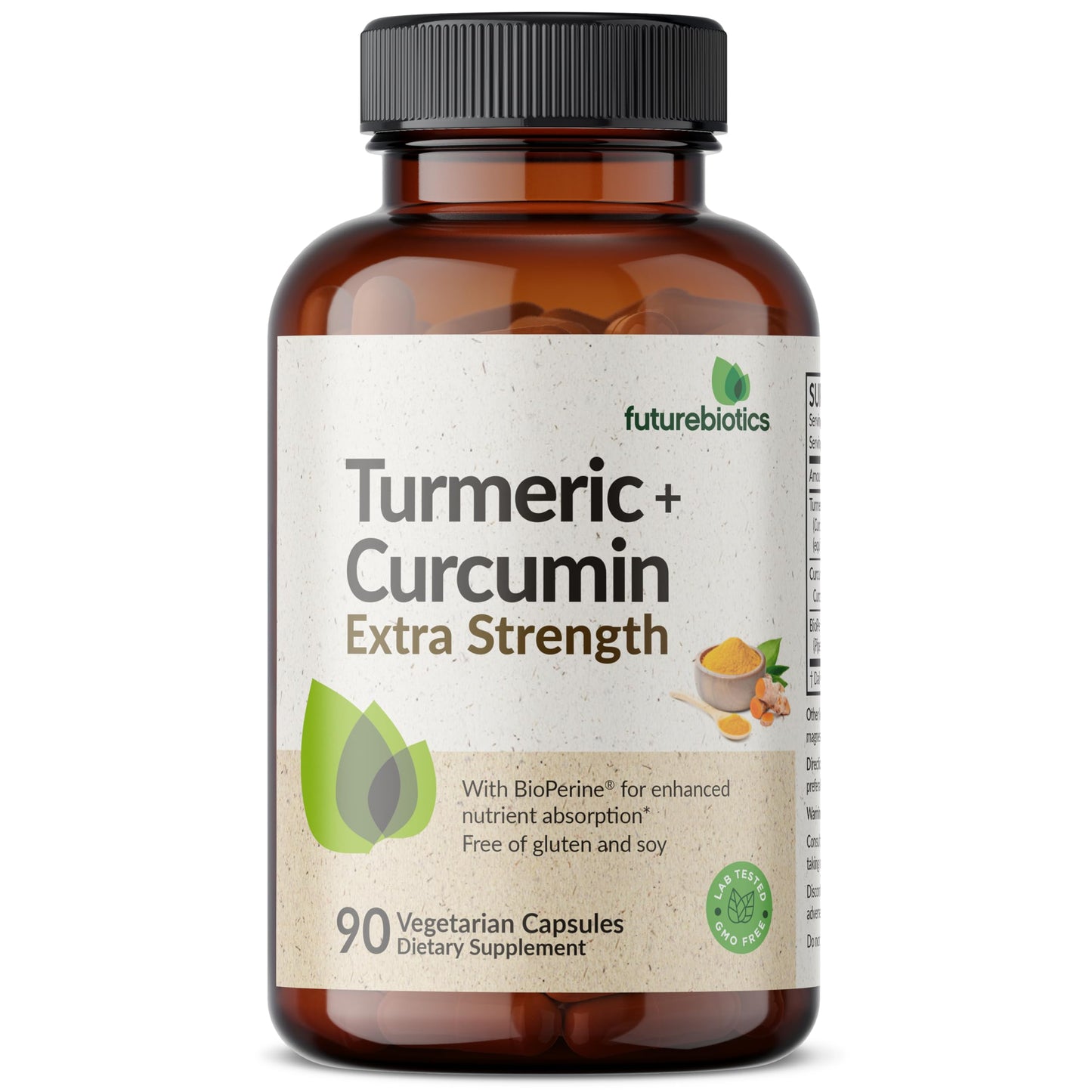 Futurebiotics Turmeric + Curcumin 1500 MG | Antioxidant and Joint Support | BioPerine