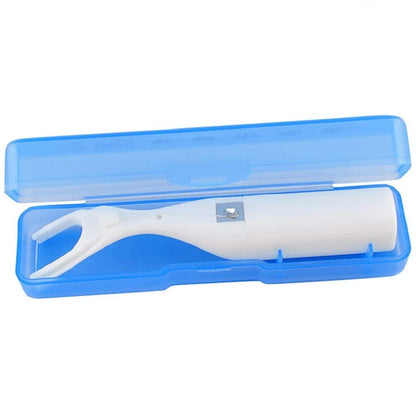 FveBzem Dental Floss Holder with 50m Waxed Floss – Ergonomic Interdental Tool