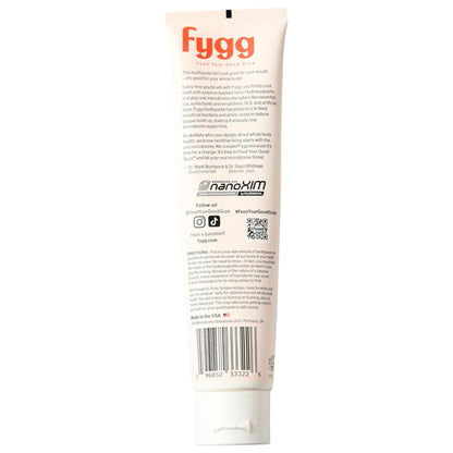 Fygg Fluoride-Free Toothpaste with Prebioitics – Coconut Cream Flavor (4oz) | Nano-Hydroxyapatite Remineralizing for Sensitive Teeth, Whitening & Enamel Repair